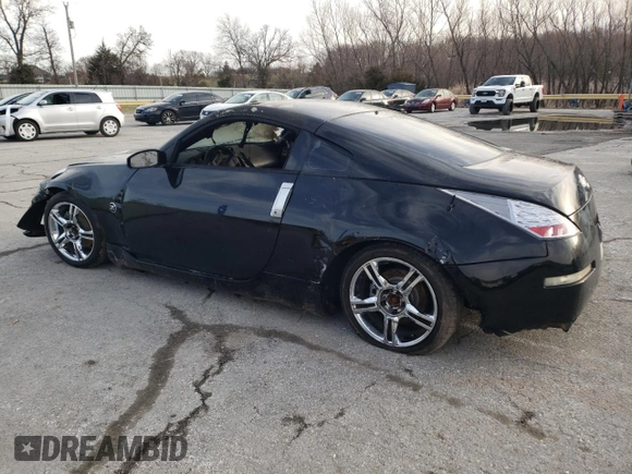 2003 Nissan 350Z Touring with VIN JN1AZ34E03T017128, listed as a Copart auction lot 48060195 with Not Provided miles and Salvage Title. Bid and sale history available at carsss.com. Image 2.