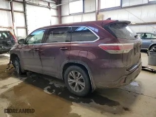 2015 Toyota Highlander LE with VIN 5TDBKRFH7FS181785, listed as a Copart auction lot 46100905 with 326,520 mi miles and Salvage Title. Bid and sale history available at carsss.com. Image 2.