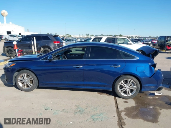 2018 Hyundai Sonata SEL with VIN 5NPE34AFXJH669873, listed as a IAAI auction lot 41375443 with 100,407 mi miles and . Bid and sale history available at DreamBid. Image 14.