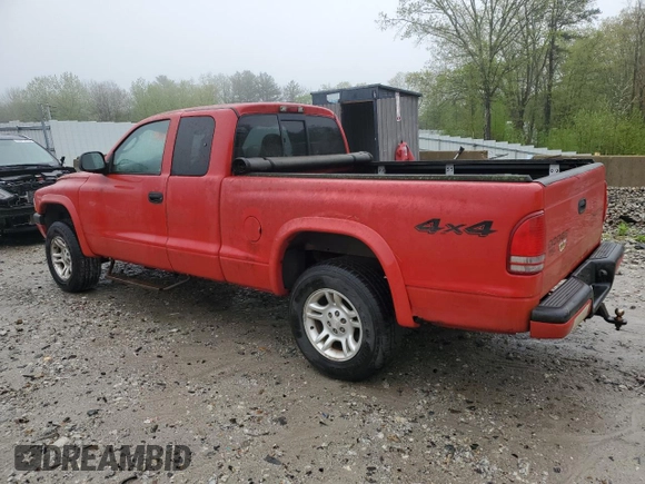 2004 Dodge Dakota Sport with VIN 1D7HG32N14S637326, listed as a Copart auction lot 55896625 with 51,693 mi miles and Clean Title. Bid and sale history available at DreamBid. Image 2.
