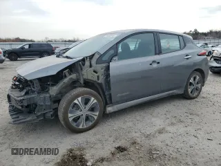 2019 Nissan LEAF SV with VIN 1N4AZ1CP7KC313644, listed as a Copart auction lot 81460314 with 89,407 mi miles and Salvage title. Bid and sale history available at DreamBid. Image 1.