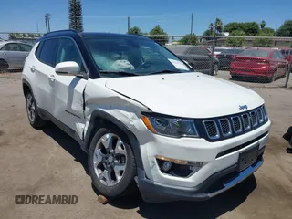 2018 Jeep Compass Limited with VIN 3C4NJCCB7JT410882, listed as a IAAI auction lot 42536532 with 70,404 mi miles and . Bid and sale history available at DreamBid. Image 1.