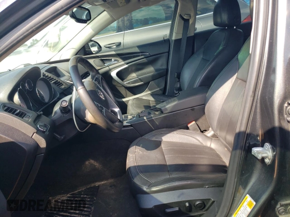 2011 Buick Regal CXL RL2 with VIN 2G4GP5EC8B9196834, listed as a Copart auction lot 74107594 with Not provided miles and Salvage title. Bid and sale history available at DreamBid. Image 7.