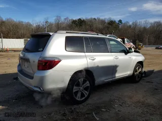2009 Toyota Highlander Sport with VIN JTEDS43A192092594, listed as a Copart auction lot 46040585 with 163,640 mi miles and Salvage Title. Bid and sale history available at carsss.com. Image 3.