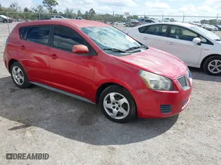 2009 Pontiac Vibe w/1SA with VIN 5Y2SP67889Z414896, listed as a IAAI auction lot 41588484 with 196,274 mi miles. Bid and sale history available at carsss.com. Image 1.