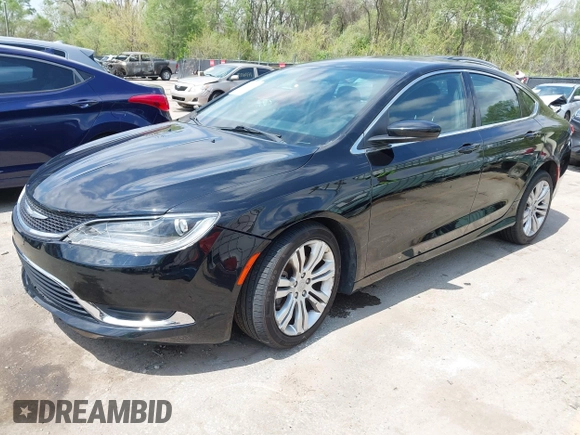 2015 Chrysler 200 Limited with VIN 1C3CCCAB1FN757236, listed as a IAAI auction lot 42041039 with 105,430 mi miles and . Bid and sale history available at DreamBid. Image 18.