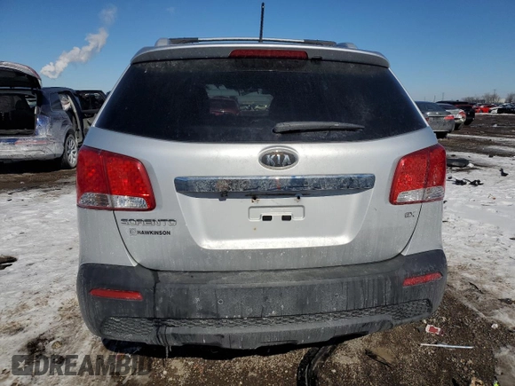 2012 Kia Sorento EX with VIN 5XYKU3A64CG224209, listed as a Copart auction lot 46078525 with 0 mi miles and Salvage Title. Bid and sale history available at carsss.com. Image 6.