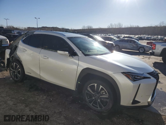 2021 Lexus UX 250h z VIN JTHP9JBH4M2038336, wystawiony jako Copart lot #49616235 z przebiegiem 20 939 mil mil oraz Szkoda całkowita • Salvage title. Historia ofert i sprzedaży dostępna na DreamBid. Obrazek 4.