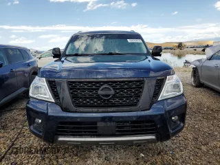 2019 Nissan Armada SV with VIN JN8AY2NC1K9582074, listed as a Copart auction lot 60835014 with 97,667 mi miles and Salvage Title. Bid and sale history available at carsss.com. Image 5.