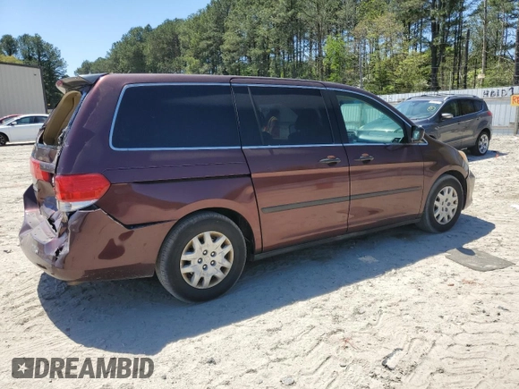 2010 Honda Odyssey LX z VIN 5FNRL3H25AB004652, wystawiony jako Copart lot #54923025 z przebiegiem 335 312 mil mil oraz Szkoda całkowita • Salvage title. Historia ofert i sprzedaży dostępna na DreamBid. Obrazek 3.