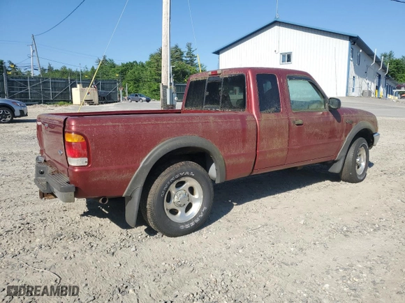 1999 Ford Ranger XLT with VIN 1FTZR15X8XTA22720, listed as a Copart auction lot 46024975 with 0 mi miles and Non Repairable. Bid and sale history available at carsss.com. Image 3.