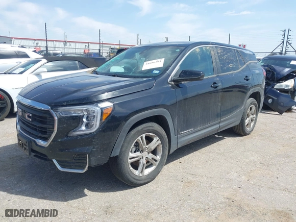 2022 GMC Terrain SLE with VIN 3GKALTEV5NL173612, listed as a IAAI auction lot 41856301 with 182,594 mi miles. Bid and sale history available at carsss.com. Image 17.