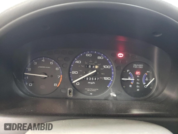 1996 Honda Civic LX "O" w/Air with VIN 2HGEJ6672TH544494, listed as a Copart auction lot 85801094 with 183,647 mi miles and Salvage Title. Bid and sale history available at carsss.com. Image 9.