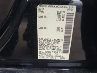 2014 Nissan Altima SV with VIN 1N4AL3AP4EC299772, listed as a IAAI auction lot 42054810 with 134,374 mi miles and . Bid and sale history available at DreamBid. Image 9.