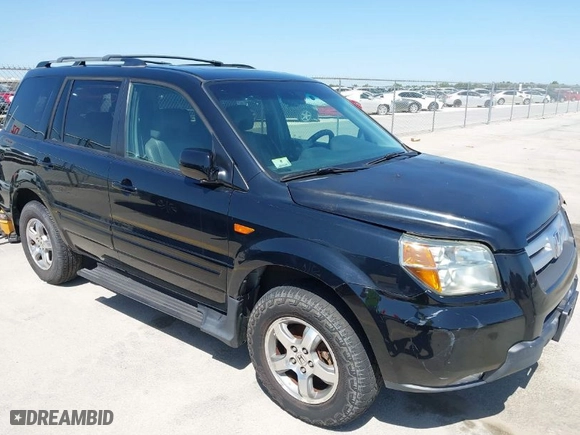 2006 Honda Pilot EX-L with VIN 2HKYF18566H554131, listed as a IAAI auction lot 42014554 with 187,765 mi miles. Bid and sale history available at carsss.com. Image 1.