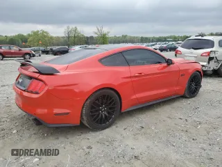 2015 Ford Mustang GT with VIN 1FA6P8CF5F5355719, listed as a Copart auction lot 50631025 with 68,262 mi miles and Salvage Title. Bid and sale history available at DreamBid. Image 3.