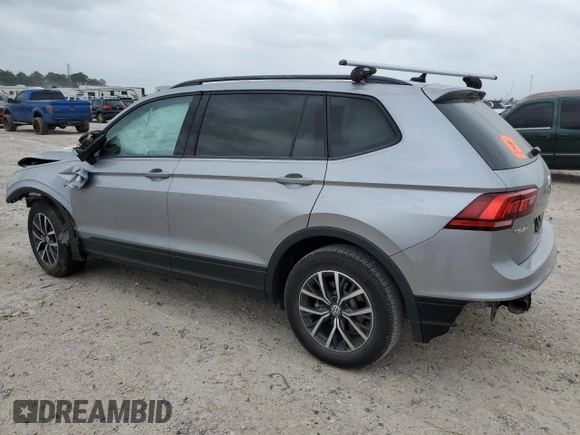2021 Volkswagen Tiguan S with VIN 3VV1B7AX5MM011292, listed as a Copart auction lot 50190854 with Not provided miles and Salvage title. Bid and sale history available at DreamBid. Image 2.