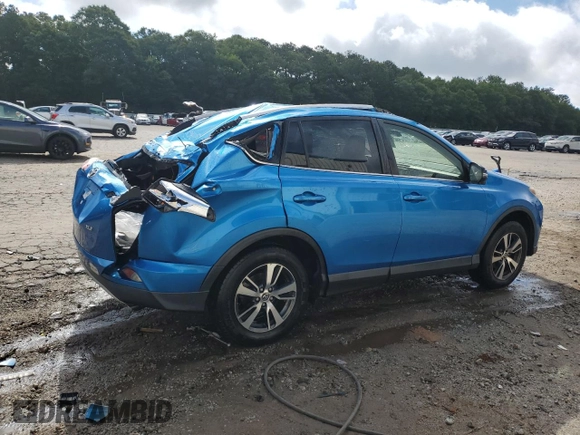 2018 Toyota RAV4 XLE with VIN JTMWFREV4JJ205768, listed as a Copart auction lot 61226145 with 102,541 mi miles and Non repairable. Bid and sale history available at DreamBid. Image 3.