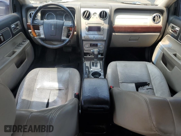 2007 Lincoln MKZ with VIN 3LNHM26T17R639966, listed as a Copart auction lot 59353455 with 126,357 mi miles and Salvage title. Bid and sale history available at DreamBid. Image 8.