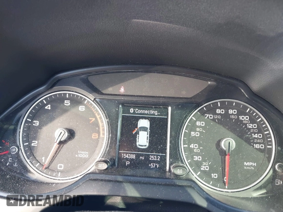 2013 Audi Q5 Premium Plus with VIN WA1LFAFP3DA032232, listed as a IAAI auction lot 41486752 with 154,388 mi miles. Bid and sale history available at carsss.com. Image 7.