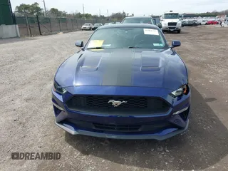2019 Ford Mustang EcoBoost with VIN 1FA6P8TH8K5198912, listed as a IAAI auction lot 41961751 with 45,999 mi miles and . Bid and sale history available at DreamBid. Image 12.