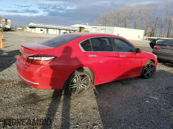 2016 Honda Accord Sport z VIN 1HGCR2F57GA096815, wystawiony jako Copart lot #47141755 z przebiegiem 105 509 mil mil oraz Szkoda całkowita • Salvage title. Historia ofert i sprzedaży dostępna na DreamBid. Obrazek 3.