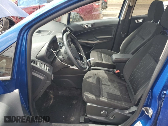 2018 Ford EcoSport SE with VIN MAJ3P1TE6JC173310, listed as a Copart auction lot 53085345 with 59,233 mi miles and Clean Title. Bid and sale history available at carsss.com. Image 7.