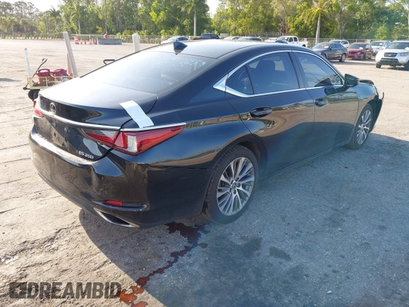 2019 Lexus ES with VIN 58ABZ1B11KU024933, listed as a IAAI auction lot 41920559 with 79,332 mi miles. Bid and sale history available at carsss.com. Image 4.