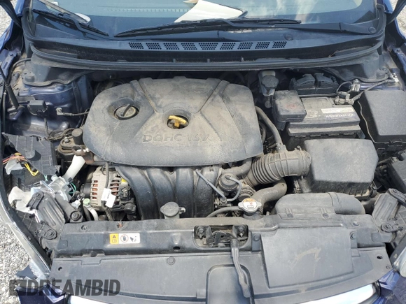 2013 Hyundai Elantra GLS z VIN 5NPDH4AE4DH206880, wystawiony jako Copart lot #56016145 z przebiegiem 112 681 mil mil oraz Szkoda całkowita • Salvage title. Historia ofert i sprzedaży dostępna na DreamBid. Obrazek 11.