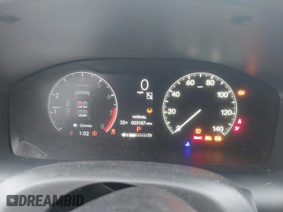 2024 Honda HR-V LX with VIN 3CZRZ2H31RM751605, listed as a IAAI auction lot 41554634 with 23,187 mi miles and . Bid and sale history available at DreamBid. Image 7.