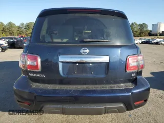 2020 Nissan Armada SL with VIN JN8AY2ND4L9109098, listed as a Copart auction lot 87812305 with 88,339 mi miles and Salvage Title. Bid and sale history available at carsss.com. Image 6.