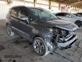 2018 Ford EcoSport Titanium z VIN MAJ3P1VE3JC214702, wystawiony jako Copart lot #53790815 z przebiegiem 105 504 mil mil oraz Szkoda całkowita • Salvage title. Historia ofert i sprzedaży dostępna na DreamBid. Obrazek 4.