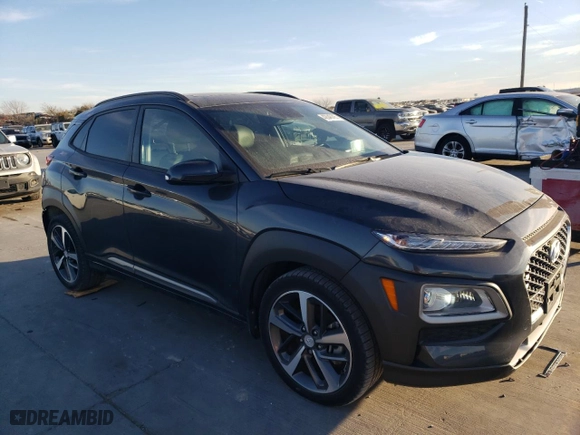 2018 Hyundai Kona Ultimate with VIN KM8K5CA59JU128278, listed as a Copart auction lot 42040795 with 38,497 mi miles and Salvage Title. Bid and sale history available at carsss.com. Image 4.