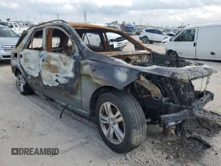 2015 Mercedes-Benz M with VIN 4JGDA5JB5FA541989, listed as a Copart auction lot 44072625 with Not Provided miles and Non Repairable. Bid and sale history available at carsss.com. Image 4.