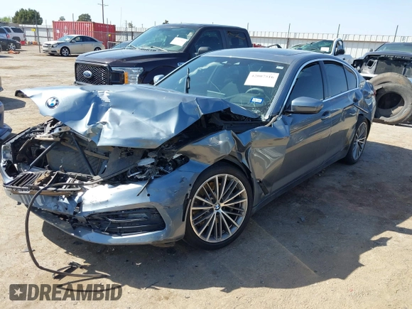 2018 BMW 5 Series 530i xDrive with VIN WBAJA7C53JG907445, listed as a IAAI auction lot 42007516 with Not Provided miles. Bid and sale history available at carsss.com. Image 18.
