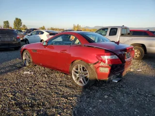 2015 Mercedes-Benz SLK-Class SLK 250 with VIN WDDPK4HA1FF106837, listed as a Copart auction lot 77699714 with 46,475 mi miles and Salvage Title. Bid and sale history available at carsss.com. Image 2.