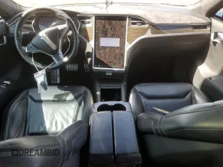 2014 Tesla Model S P85D with VIN 5YJSA1H28EFP63765, listed as a Copart auction lot 50241385 with 100,274 mi miles and Salvage Title. Bid and sale history available at DreamBid. Image 8.