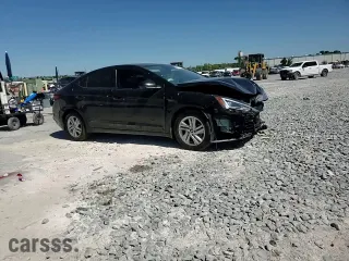 2019 Hyundai Elantra SEL with VIN 5NPD84LF3KH493258, listed as a Copart auction lot 49813145 with 99,296 mi miles and Non Repairable. Bid and sale history available at carsss.com. Image 11.
