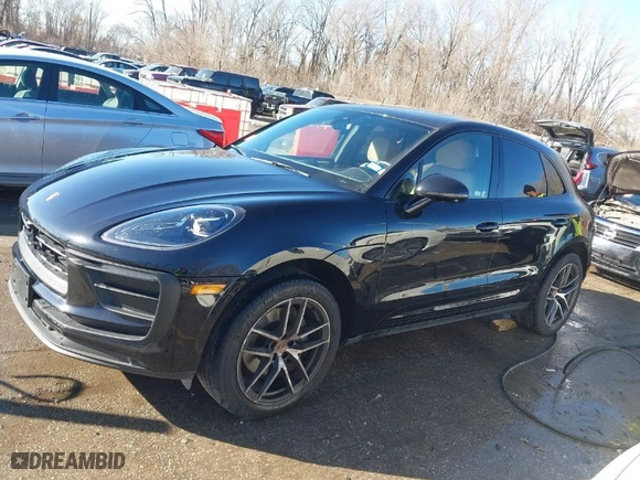 2023 Porsche Macan with VIN WP1AA2A55PLB02277, listed as a IAAI auction lot 41405078 with 24,616 mi miles. Bid and sale history available at carsss.com. Image 14.