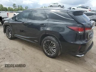 2022 Lexus RX with VIN JTJJGKFA2N2023378, listed as a Copart auction lot 69316914 with 44,552 mi miles and Salvage Title. Bid and sale history available at carsss.com. Image 2.