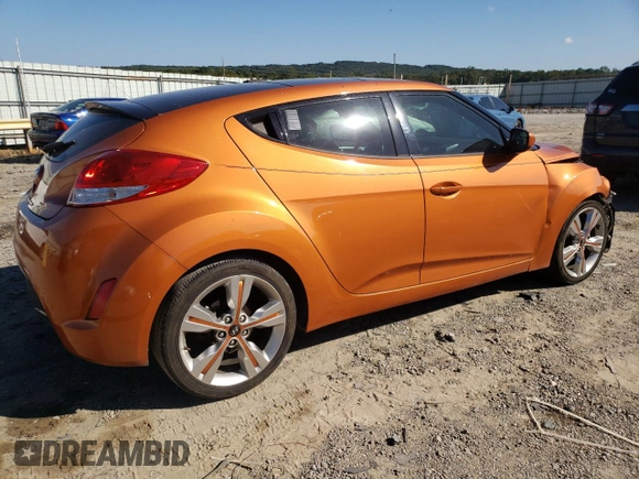 2016 Hyundai Veloster with VIN KMHTC6AD4GU299905, listed as a Copart auction lot 70453733 with 72,665 mi miles. Bid and sale history available at carsss.com. Image 3.