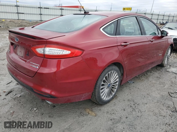2013 Ford Fusion Titanium Hybrid with VIN 3FA6P0RU3DR323997, listed as a Copart auction lot 88063125 with Not Provided miles and Salvage Title. Bid and sale history available at DreamBid. Image 3.