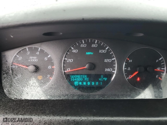 2007 Chevrolet Impala LTZ with VIN 2G1WU58R079389228, listed as a Copart auction lot 51994955 with 164,800 mi miles and Salvage Title. Bid and sale history available at carsss.com. Image 9.