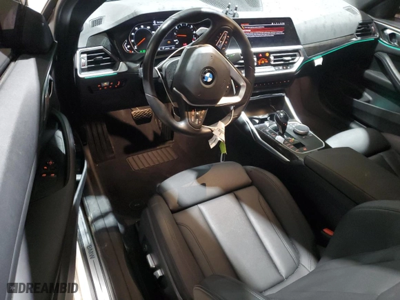 2021 BMW 4 Series 430i xDrive with VIN WBA73AP07MCG47257, listed as a Copart auction lot 52017155 with 71,033 mi miles and Salvage Title. Bid and sale history available at carsss.com. Image 8.