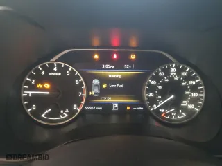 2018 Nissan Maxima S with VIN 1N4AA6AP8JC404332, listed as a Copart auction lot 52227495 with 99,967 mi miles and Salvage Title. Bid and sale history available at carsss.com. Image 9.
