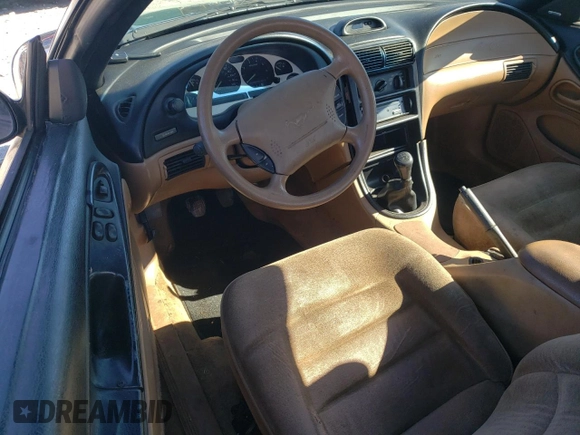 1995 Ford Mustang with VIN 1FALP4043SF281607, listed as a Copart auction lot 85691274 with 162,249 mi miles and Salvage Title. Bid and sale history available at carsss.com. Image 8.