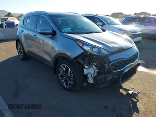 2021 Kia Sportage EX with VIN KNDPN3AC8M7887130, listed as a IAAI auction lot 41664449 with 24,418 mi miles and . Bid and sale history available at DreamBid. Image 1.