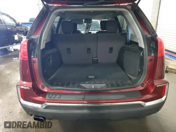 2017 GMC Terrain SLE with VIN 2GKFLTEK1H6107000, listed as a Copart auction lot 46283195 with 128,242 mi miles and Salvage Title. Bid and sale history available at carsss.com. Image 6.