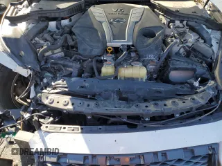 2018 Infiniti Q50 Luxe with VIN JN1EV7AP6JM366313, listed as a Copart auction lot 88701275 with 95,376 mi miles and Salvage Title. Bid and sale history available at DreamBid. Image 11.