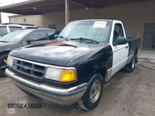 1993 Ford Ranger XLT with VIN 1FTCR10X6PTA54899, listed as a IAAI auction lot 42052566 with 1 mi miles. Bid and sale history available at carsss.com. Image 2.